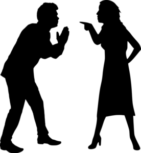 silhouette domestic violence