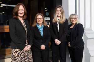 Lindsey Jackson, Jane Blanks, Olivia Clements and Manda Toms